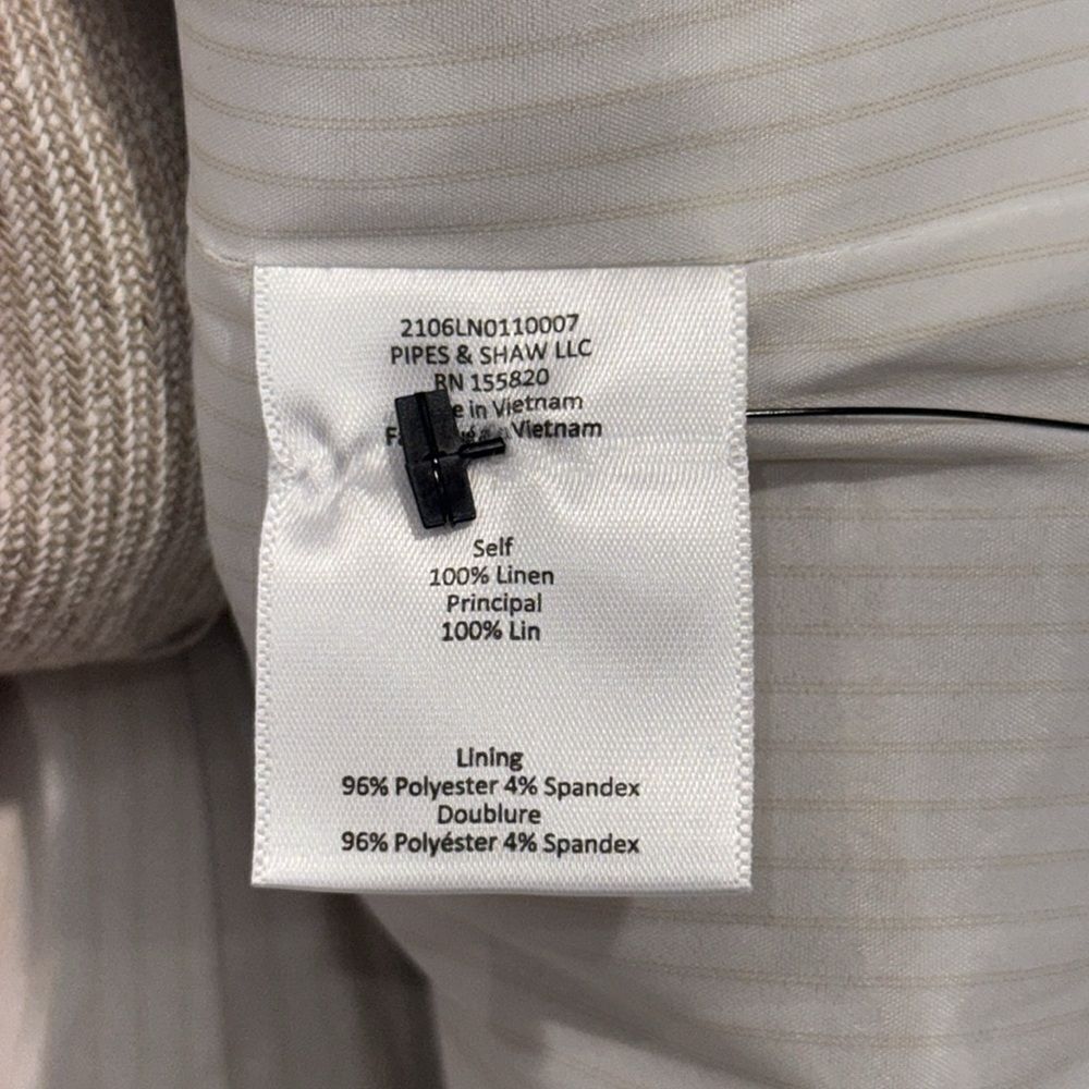 NWT Veronica Beard PARINETI DICKEY Linen
JACKET Color STONE Size 10 Tan - Picture 13 of 15